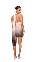 Load image into Gallery viewer, &#39;BLUSH&#39; Mini Ombre Dress in Nude
